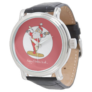 Happy Fitness Exercise Christmas with Santa Watch