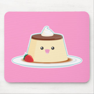 Happy Flan Mouse Pad