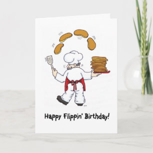 Happy Flippin' Birthday Greeting Card