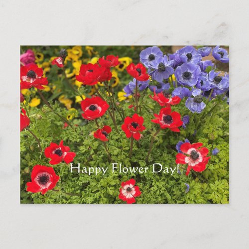 Happy Flower Day Postcard