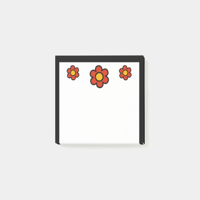 Happy Flower Post-it Notes (Front)