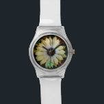 Happy flower wristwatch<br><div class="desc">This fresh flower watch seems like a happy watch to wear. Would love feedback on all the compliments you get!</div>