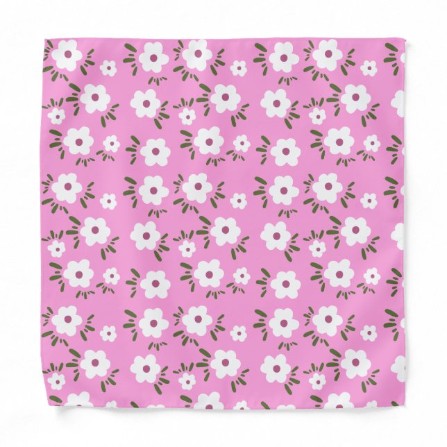 Happy Flowers Bandana (Front)
