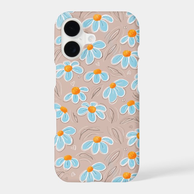 Happy Flowers  Case-Mate iPhone Case (Back)