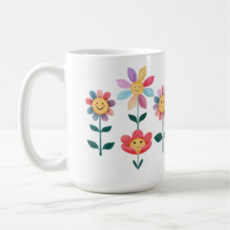 Happy Flowers Coffee Mug