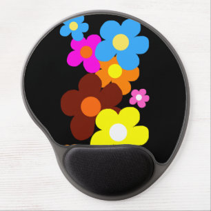Happy Flowers  Gel Mouse Pad