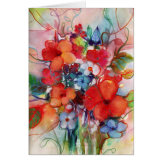 Happy Flowers • Michelle Abrams - card