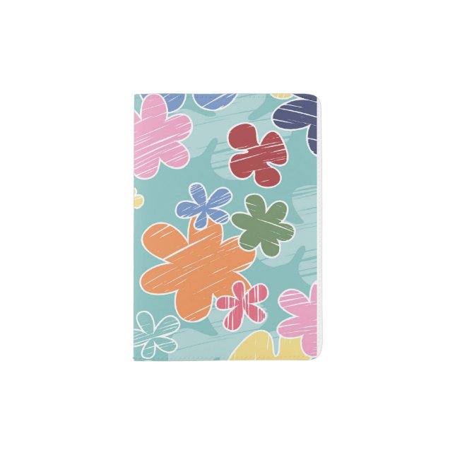 Happy Flowers Passport Cover (Front)