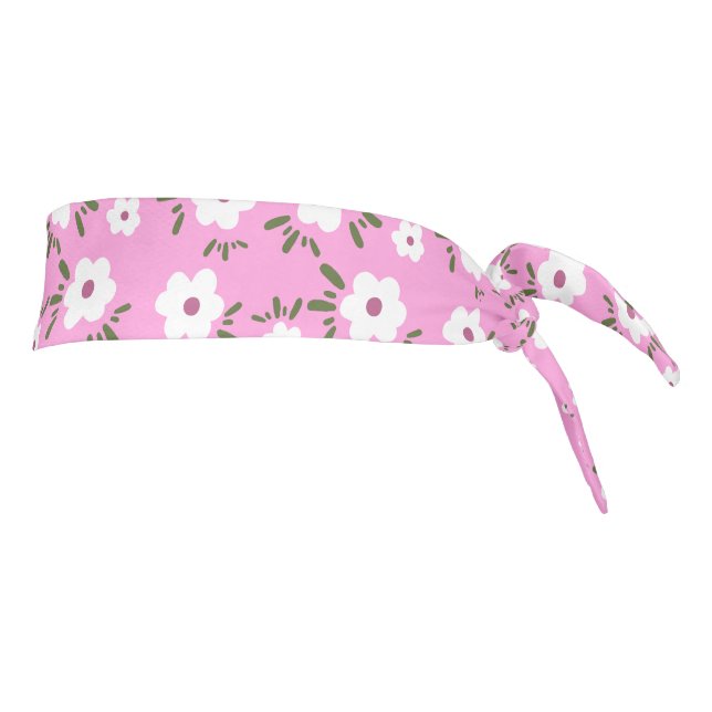 Happy Flowers Tie Headband (Rotate 90)