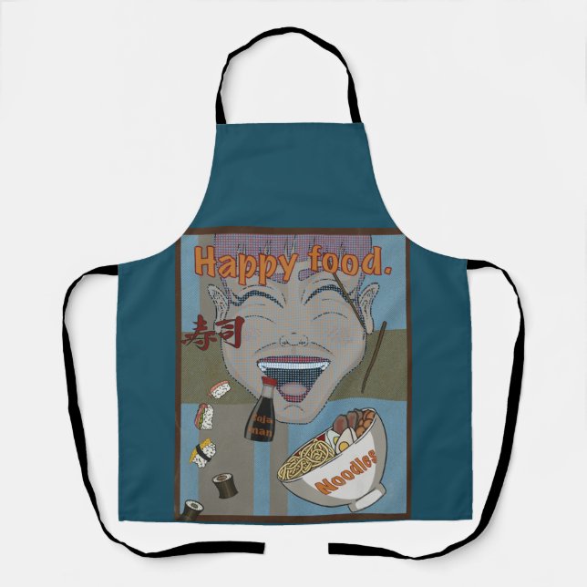 Happy food apron (Front)