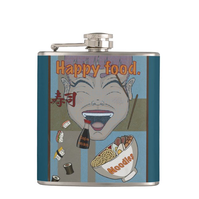 Happy food flask (Front)
