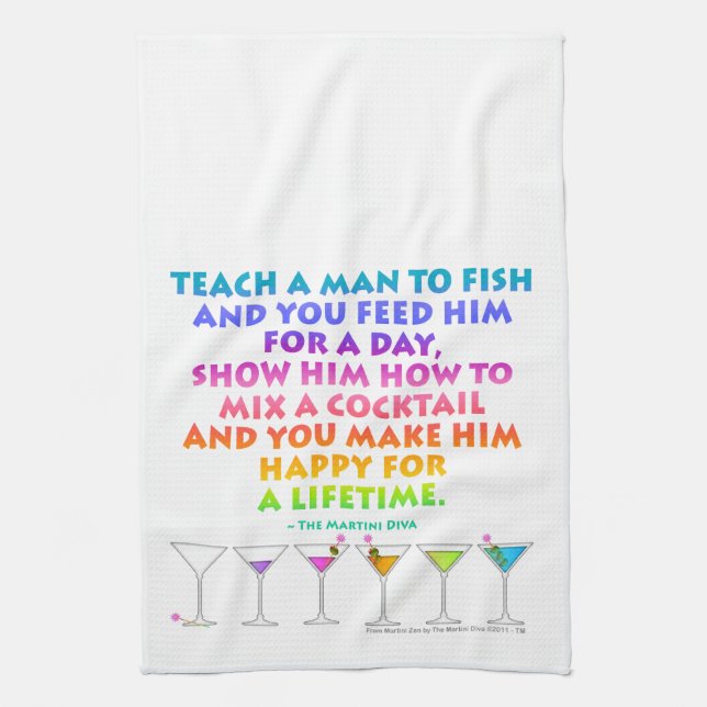 HAPPY FOR A LIFETIME Kitchen, Bath, Bar TOWEL (Vertical)