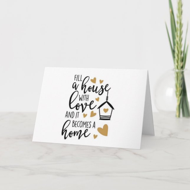 HAPPY FOR 'YOU' AND YOUR "NEW HOME" CARD (Front)