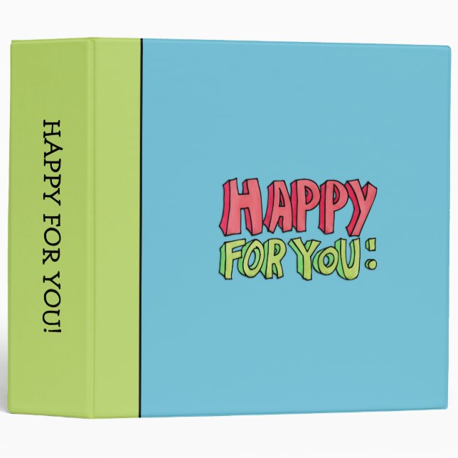 Happy For You Binder (Front/Spine)