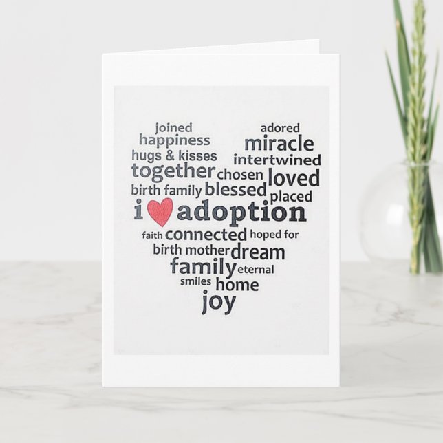 HAPPY FOR YOUR NEW BUNDLE OF JOY-ADOPTION CARD (Front)