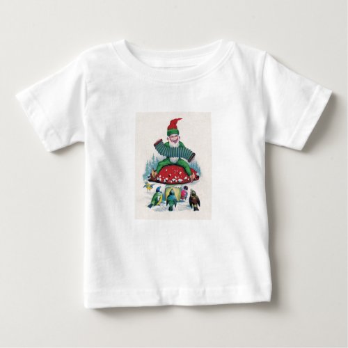 Happy Forest Gnome Baby T_Shirt