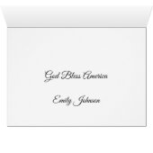 Happy Fourth of July Fireworks Card (Inside Horizontal (Bottom))