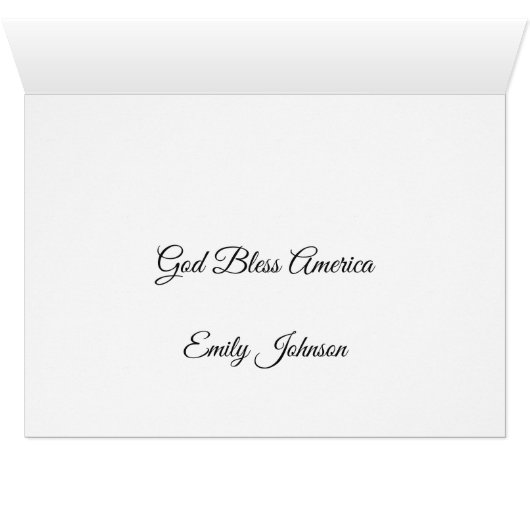 Happy Fourth of July Fireworks Card (Inside Horizontal (Bottom))