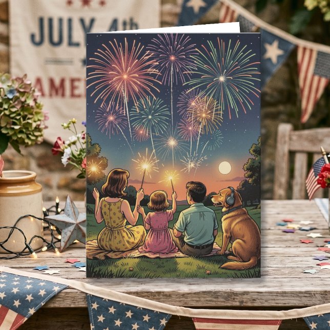 Happy Fourth! Personalized Independence Day Card (Creator Uploaded)