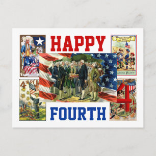 Happy Fourth Postcard