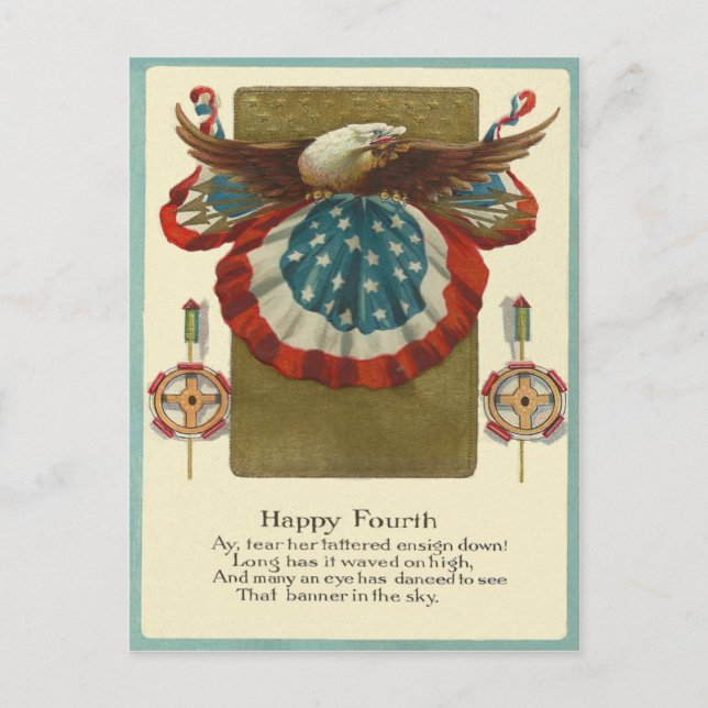 Happy Fourth Postcard (Front)