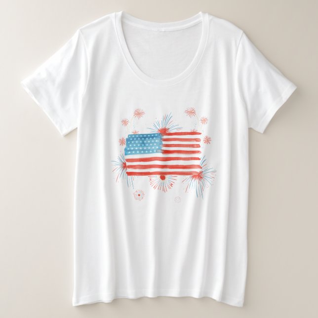 HAPPY FOURTH T-Shirt (Design Front)