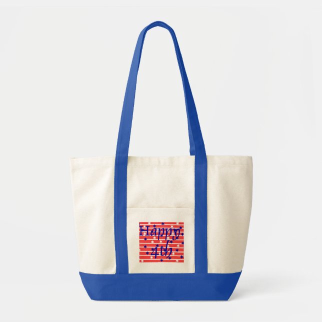 Happy Fourth Tote Bag (Front)