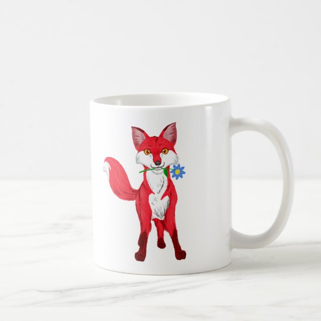 Happy Fox Coffee Mug (Right)