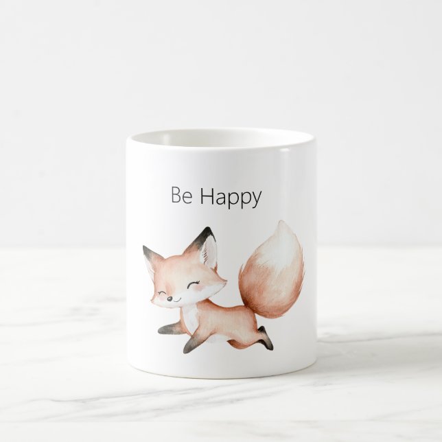 Happy Fox Coffee Mug (Center)