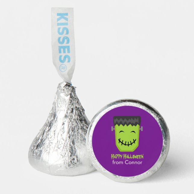 Happy Frankenstein Kids Halloween Hershey®'s Kisses® (Front)