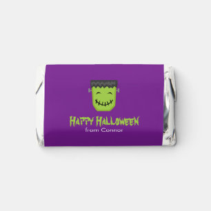 Happy Frankenstein Kids Halloween Personalized Hershey's Miniatures