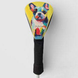 Happy French Bulldog 03 - Kaori Golf Head Cover