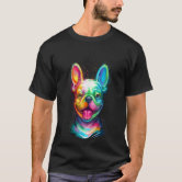 Happy French Bulldog Smiling Face T-Shirt Happy French Bulldog Smiling Face T-Shirt