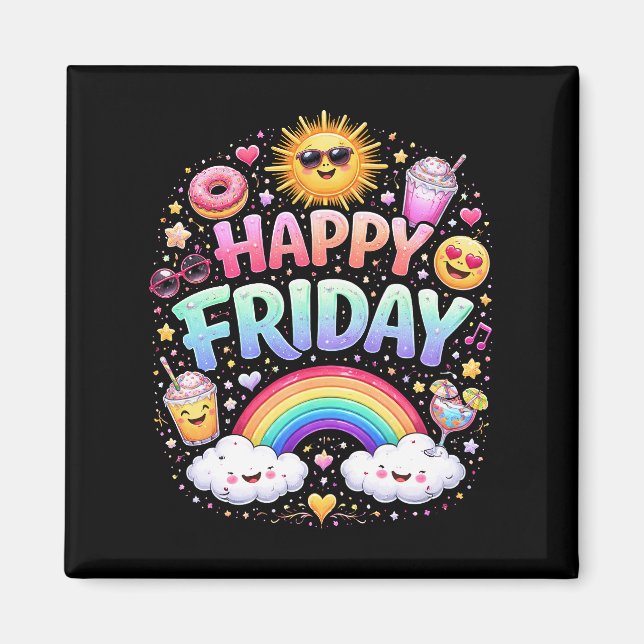 Happy Friday Magnet (Front)