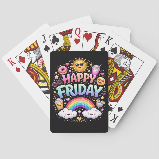Happy Friday Poker Cards (Back)