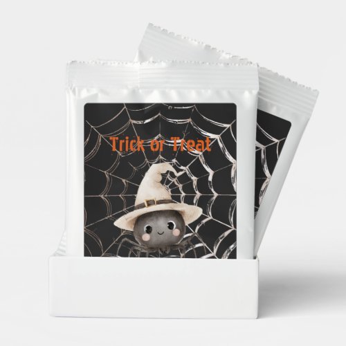 Happy Friendly Spider on Web Halloween Hot Chocolate Drink Mix