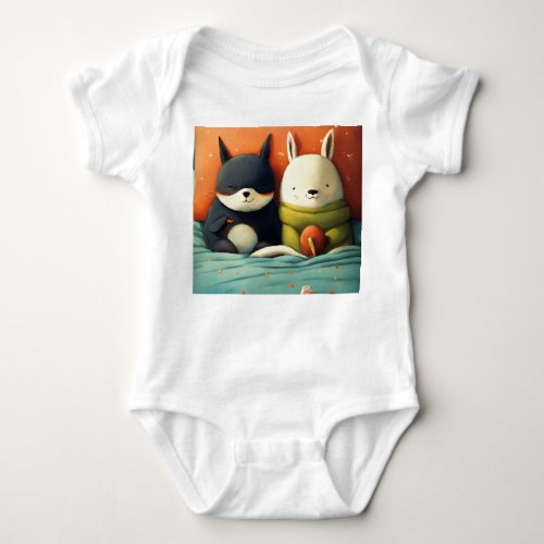 happy friends baby bodysuit