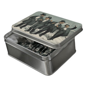 Happy Friends celebrate Christmas Jigsaw Puzzle