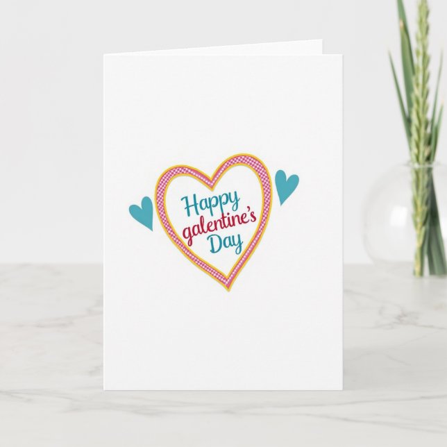Happy Friends Galentines Day Card (Front)