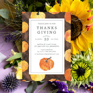 Happy Friendsgiving Give Thanks Invitation