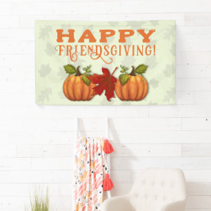 Happy Friendsgiving / Thanksgiving Wall Banner