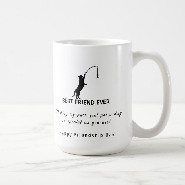 Happy Friendship Day Best Friend Ever fishing  Coffee Mug (Right)