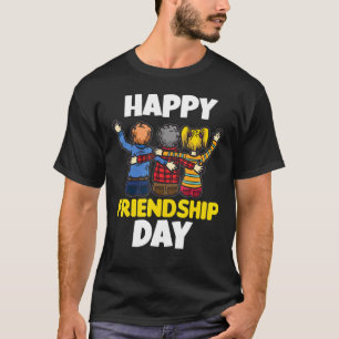 Happy Friendship Day Best Friend Squad T-Shirt