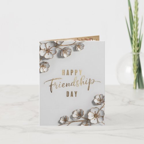 Happy friendship day card