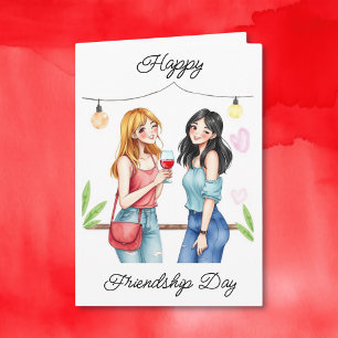 Happy Friendship Day Celebrating a Friend Card