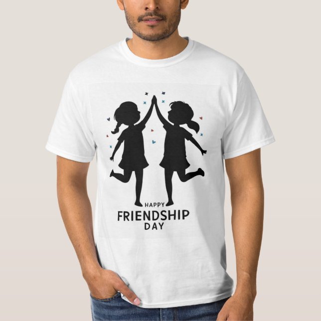 Happy friendship day T-Shirt (Front)