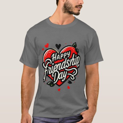 Happy Friendship Dayt shirt design