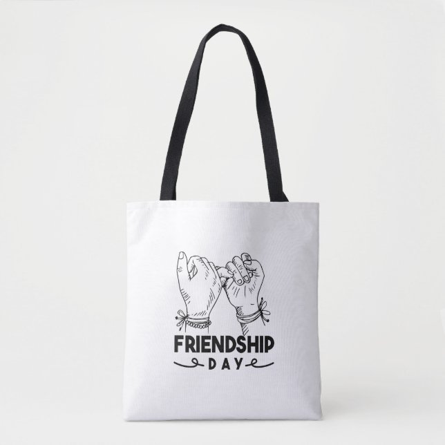 happy friendship day tote bag (Front)