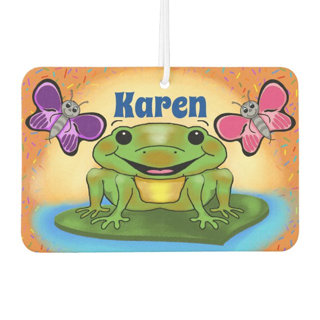 Happy Frog Air Freshener (Front)