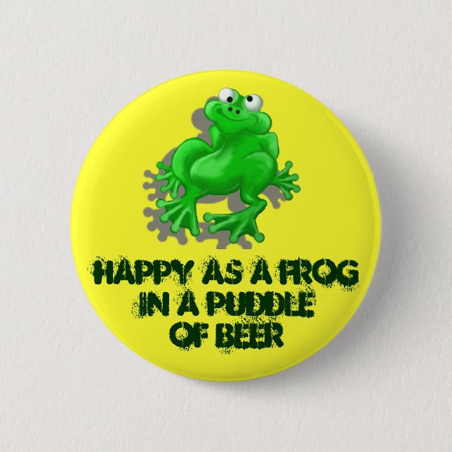 happy frog button (Front)